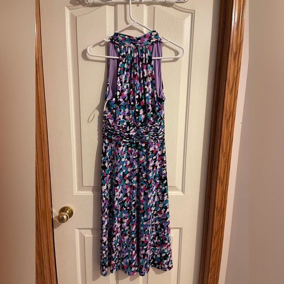 Purple polka dot dress - Picture 2 of 3